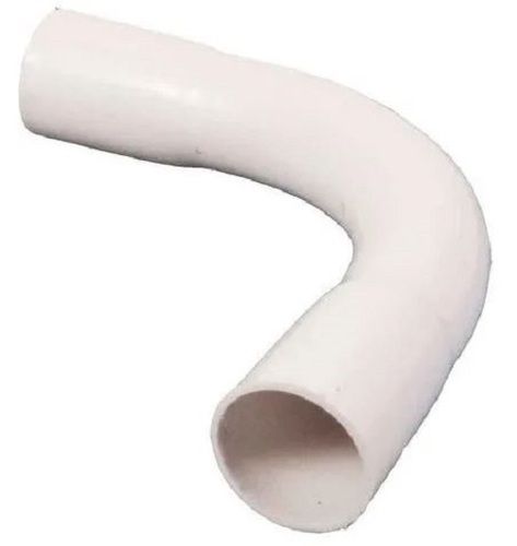 White 2 Inch Electrical Pvc Conduit Pipe Bend