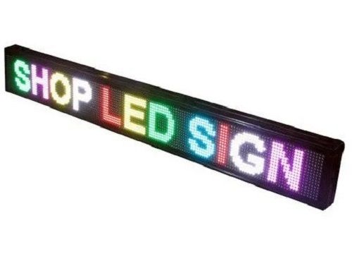 3.5 Feet Rectangular Aluminum Led Sign Board For Promotion Purposes