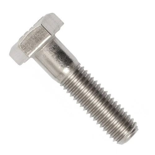 Silver 3 Inches Polished Hot Rolled Stainless Steel Hex Screw