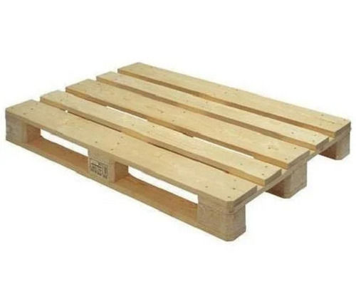 300 Kilogram Load Capacity Rectangular Two Way Wooden Pallets