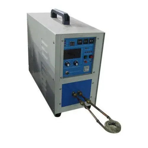 Grey And Blue 580X270X510 Mm 220 Volt 5000 Watt Mild Steel Induction Brazing Machine 