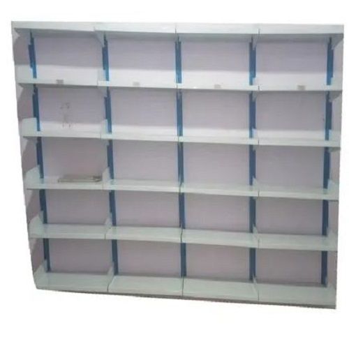 6 Feet Rectangular Plain Powder Coated Mild Steel Wall Mount Rack Capacity: 100 Kg/Hr