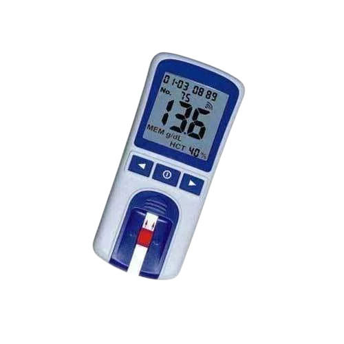 90x58x20 Mm 250 Gram 3 Volt Plastic Body Hemoglobin Meter