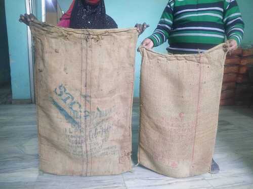 Brown Bulk Supply Used Jute Bag Scrap For Recycling