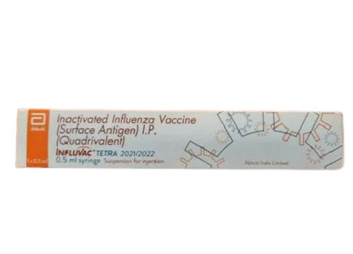 Inactivated Influenza Vaccine With 1 Year Shelf Life Age Group: Adults