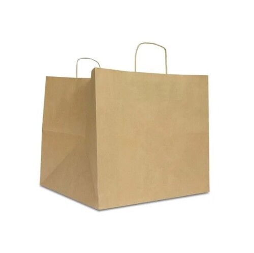 Kraft Paper Pizza Carry Bag