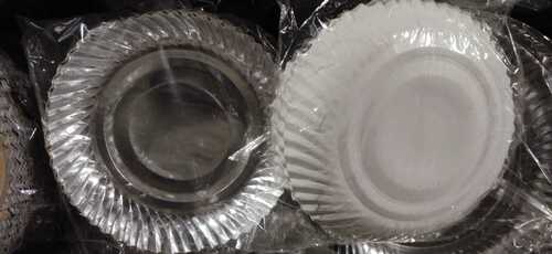 Dona Pattal Plain 7 Inch Disposable Silver Paper Plate For Event And Party Supplies