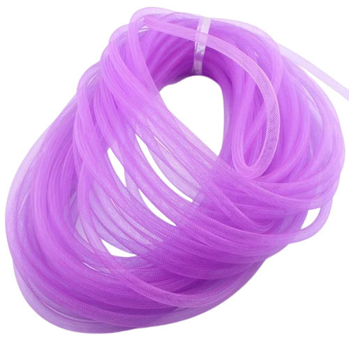Pink Plain Dyed Polypropylene Plastic Gassed Thread For Textile