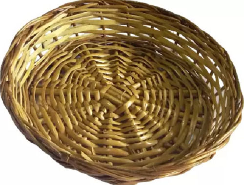 Premium Quality Round Plain Wooden Baskets For Vegetable