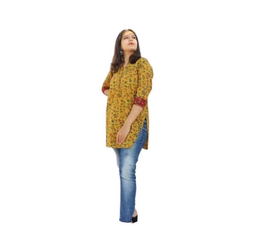 Printed Cotton Short Kurti