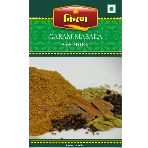 Pure And Dried Fine Ground Garam Masala - Brown Powder, Raw Processing, 12 Months Shelf Life | Spicy Flavor for Curries, Lentils, and Rice