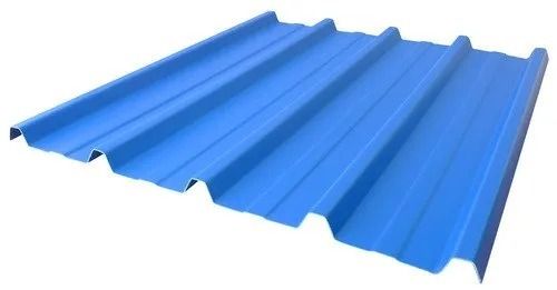 Rectangular Color Coated Surface Frp Roofing Sheets For Commercial Use Heat Transfer Coefficient: 120 Degree Celsius