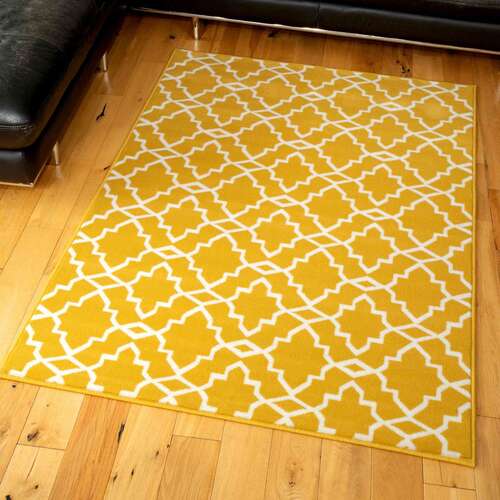 Rectangular Hand Woven Cotton Carpet For Home And Hotel Usage