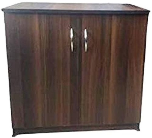 Smooth Brown 45.7x 76.2x 76.2 Cm Square Shape Wooden Cabinet