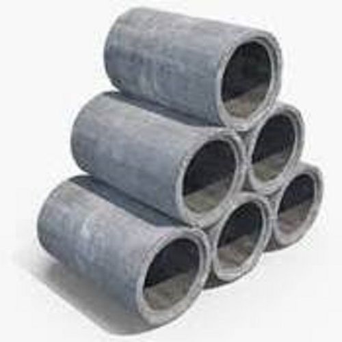 Standard Quality Round Shape Grey Rcc Pipes Length: 2-4  Meter (M)