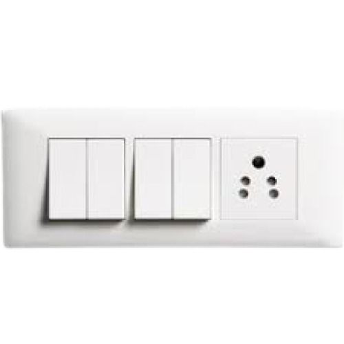 White 90 X 32 X 38 Inch Single Phase 6 Amp Electric Switch Board