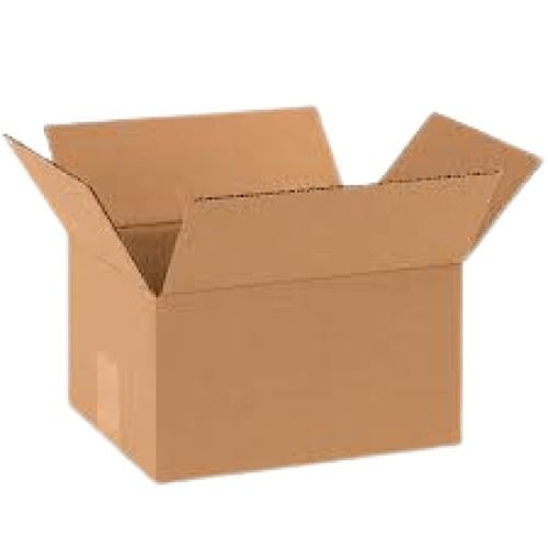 No 10 X 8 X 6 Inch Brown Rectangle Shape Corrugated Box