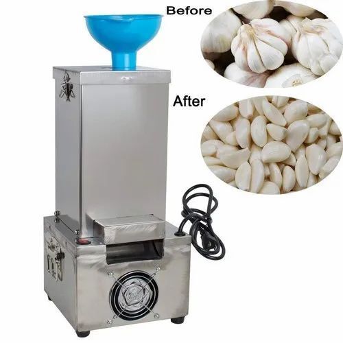 12 Kg Per Hour Dry Type Semi-Automatic Garlic Peeling Machine