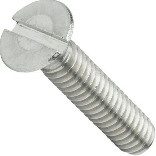 Silver 2 Inch Round Stainless Steel Machine Screw