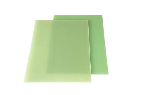 Green 3 Mm Thick Rectangular Plain Glass Epoxy Sheet For Industrial Use 