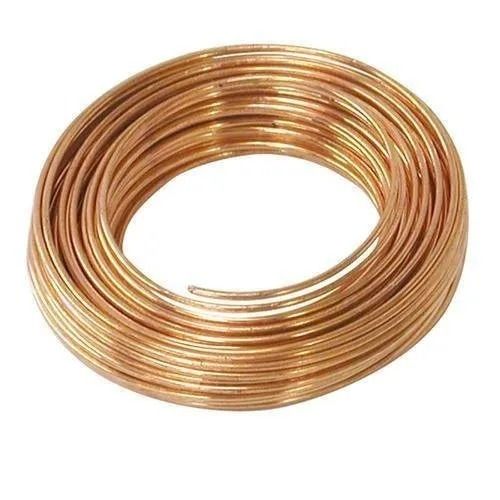 Golden 30 Meter Long Rust Proof Copper Alloy Wire For Construction Use