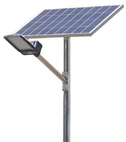 Black 30 Watt Power And 12 Volts Aluminum Solar Street Lights 