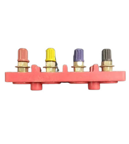 Multicolor 5 Amp Current 1100 Volt Panel Mounting Four Phase Power Connector