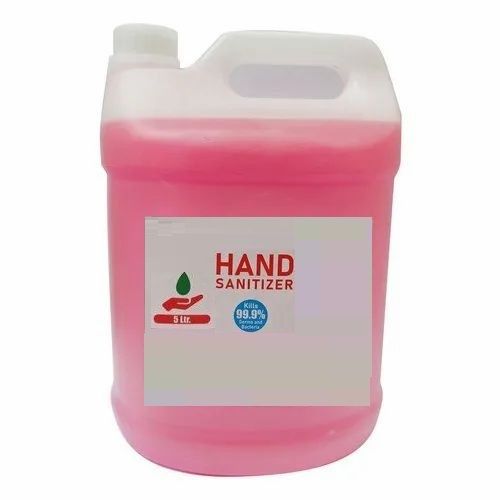 5 Liter Kills 99.9% Germs Rose Fragrance Alcohol Based Liquid Hand Sanitizer Age Group: Children