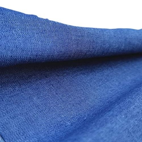 Denim Blue Cotton Denim Fabric by the Metre