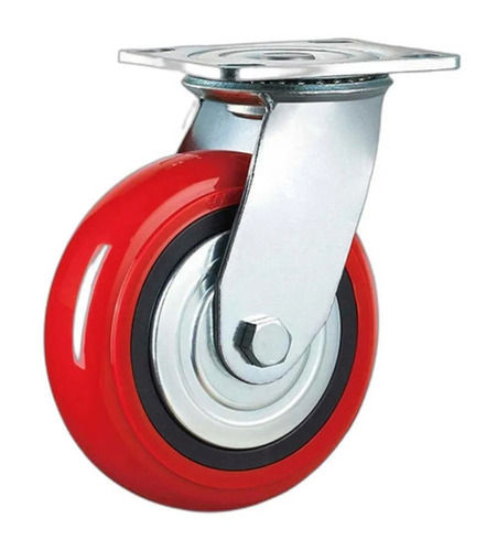 75 X 32 Mm Round Polish Finished Stainless Steel And Poly Urethane Wheel Load Capacity Range: 100 Kilograms