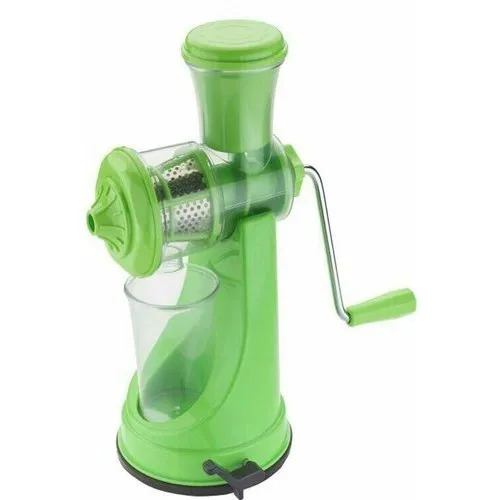 7x7x12 इंच 1.02 किलो मैनुअल स्टेनलेस स्टील और प्लास्टिक फ्रूट जूसर