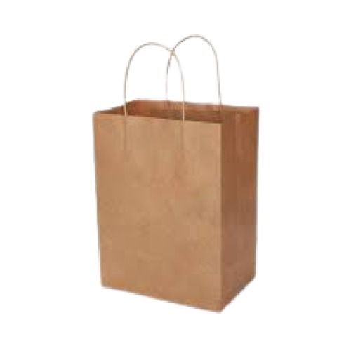 Brown Plain 14 3.5 X 14 Inch 5 Kg Load Disposable Paper Bag (Pack Of 20 Piece)