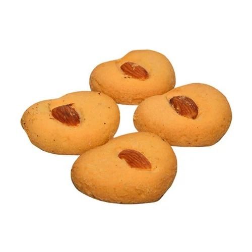 Crispy And Delicious Heart Shaped Sweet Badam Biscuit  Fat Content (%): 9 Percentage ( % )