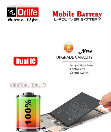 Dual Ic Mobile Battery Li-Polymer Battery