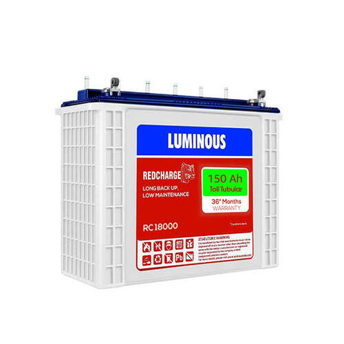 Luminous Rc 18000 150 Ah Tall Tubular Battery For Commercial/Industrial