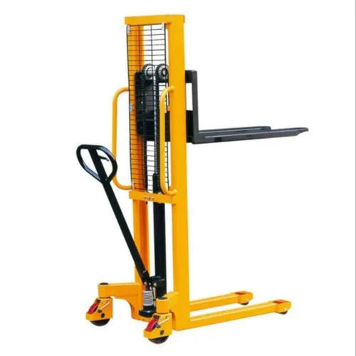 Yellow And Black Manual Corrosion Resistance Color Coated Mild Steel Manual Stacker