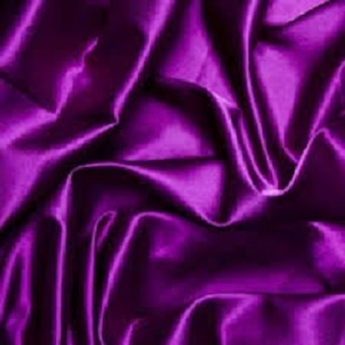 Plain Purple Light In Weight Silk Fabric Density: 1.64 Gram Per Cubic Centimeter(G/Cm3)