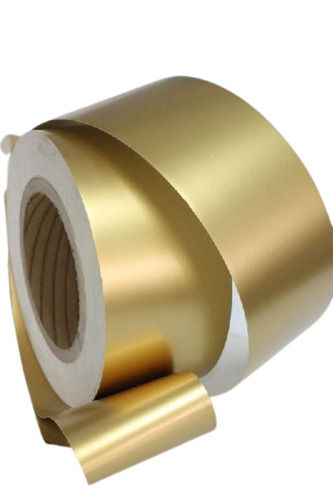 Golden 0.15 Mm Thick 20 Meter X 650 Mm Foil Laminated Paper 