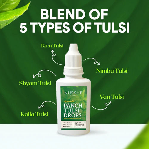 100% Herbal Panch Tulsi Drops For Maintain Blood Sugar