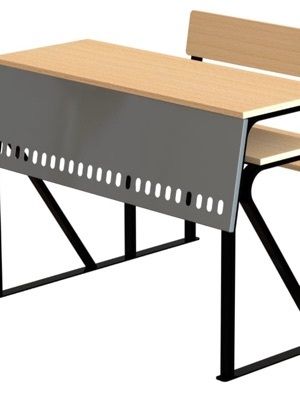 1050x400x750 Modern Modular School Desk And Bench Set For Classroom