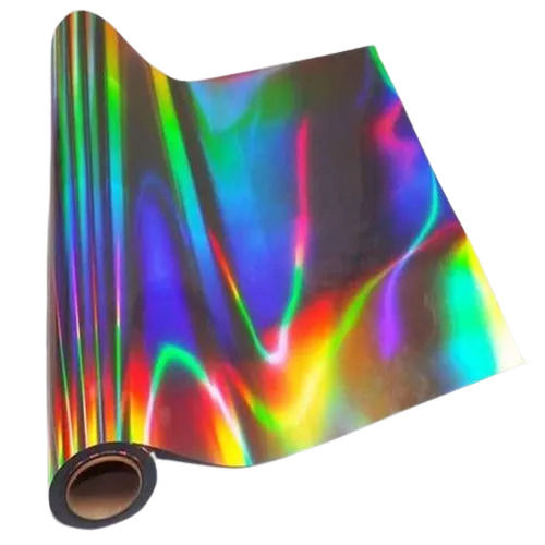 12 Inches Wide Non Transparent Glossy Finished Pvc Holographic Film