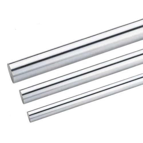 12 Mm Thick Round Hard Chrome Plated Rods For Industrial Use  Size: 6 Meter