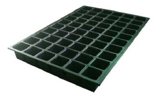 Garden Fork 30 X 20 Inch Rectangular Plain Plastic Seedling Tray For Agriculture Purposes