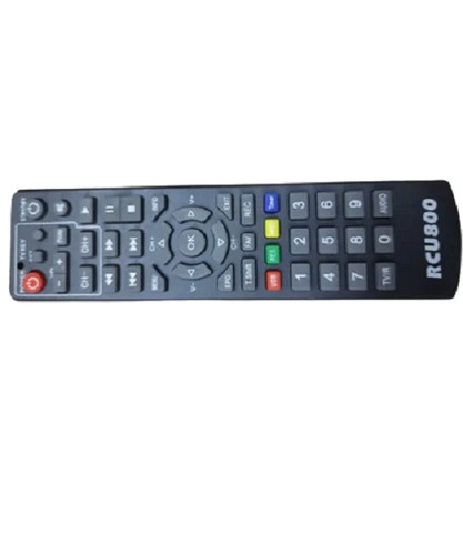 DVD Remote Control - ABS Plastic, 38kHz Frequency, Over 8 Meters Range | Auto Volume Adjustment, 3V Power Supply, Black Design