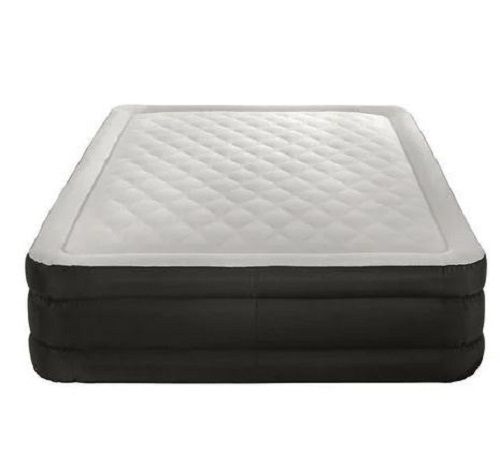 White 6X4 Feet Plain Rectangular Air Bed Mattress