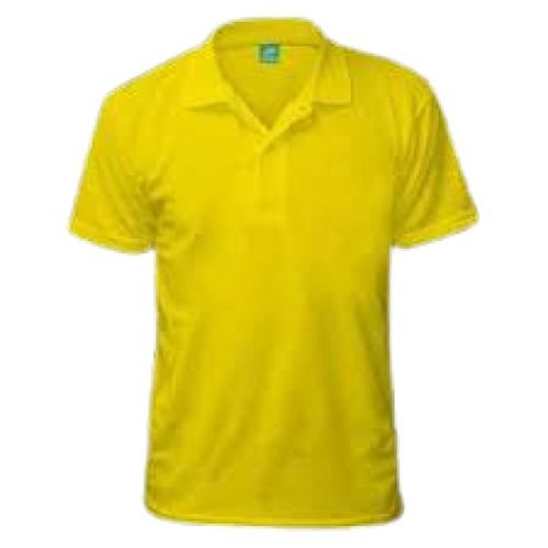 Casual Wear Readymade Regular Fit Short Sleeve Polo Neck Plain Mens T-Shirts