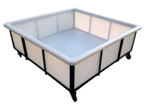 Polyvinyl Chloride Plastic Body Material Handling Container For Industrial Use