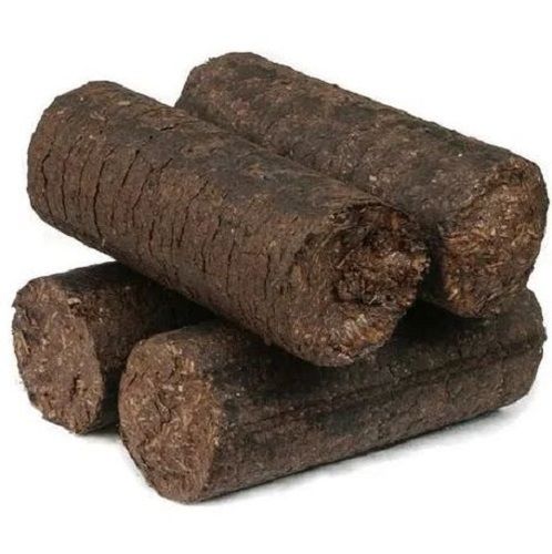 10% Moisture Groundnut Shell Briquettes For Domestic Cooking Applications