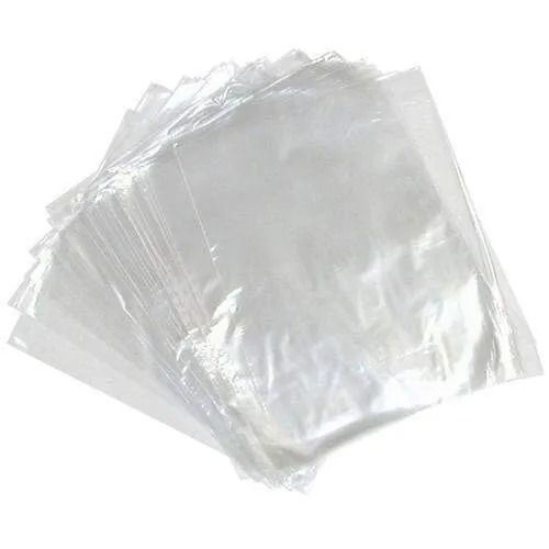 Recyclable 16X22 Cm Glossy Finished Plain Polypropylene Transparent Bag