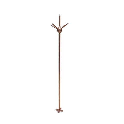 2 Meter 50 Hertz Corrosion Resistance Copper Lightning Arrester For Outdoor Use Usage: Building